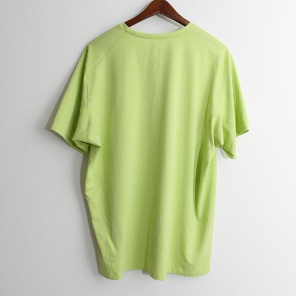 Arc'teryx Cormac Logo Short Sleeve T-Shirt Tee Top Yellow Size XL - Picture 7 of 16